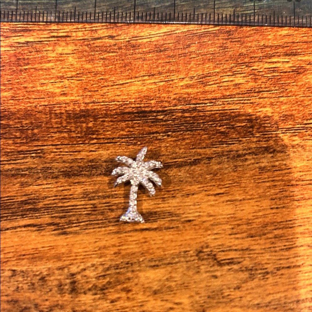 Silver Palm Tree Pendant